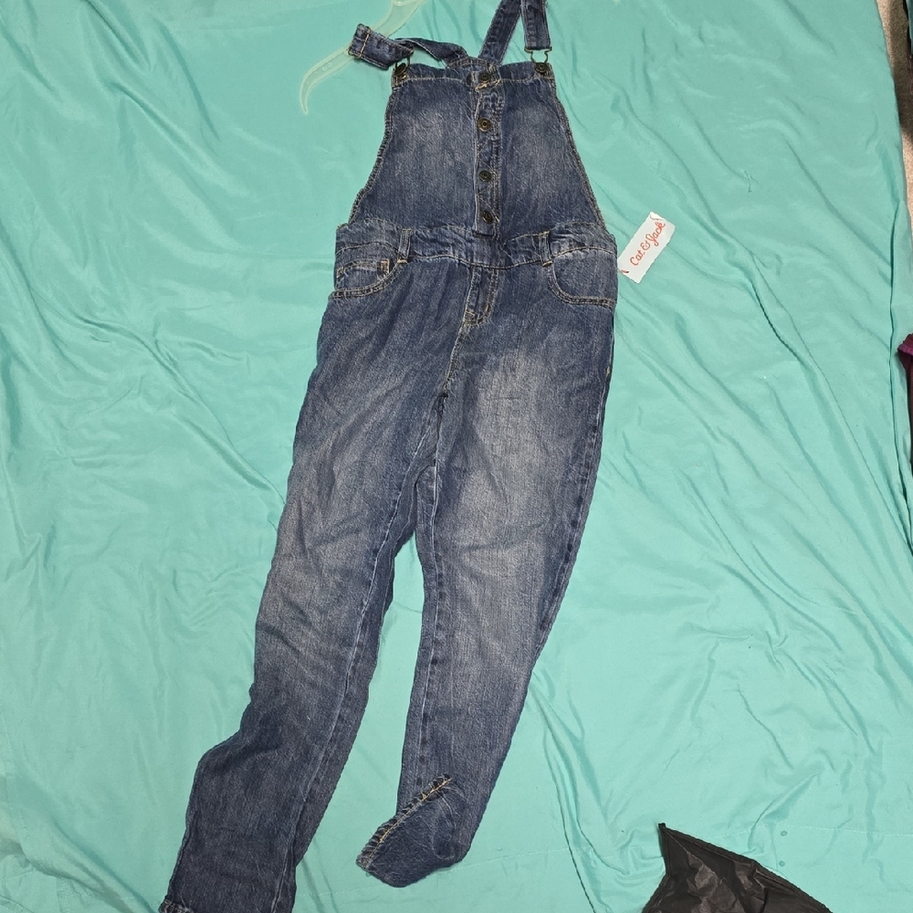 Cat & Jack Blue Denim Overalls